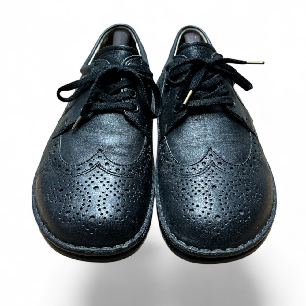 Classic Finn Comfort York Men’s Black Wingtip - Picture 3 of 6